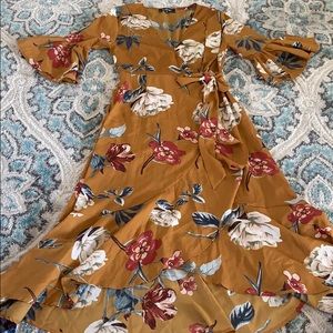 Summer floral dress.